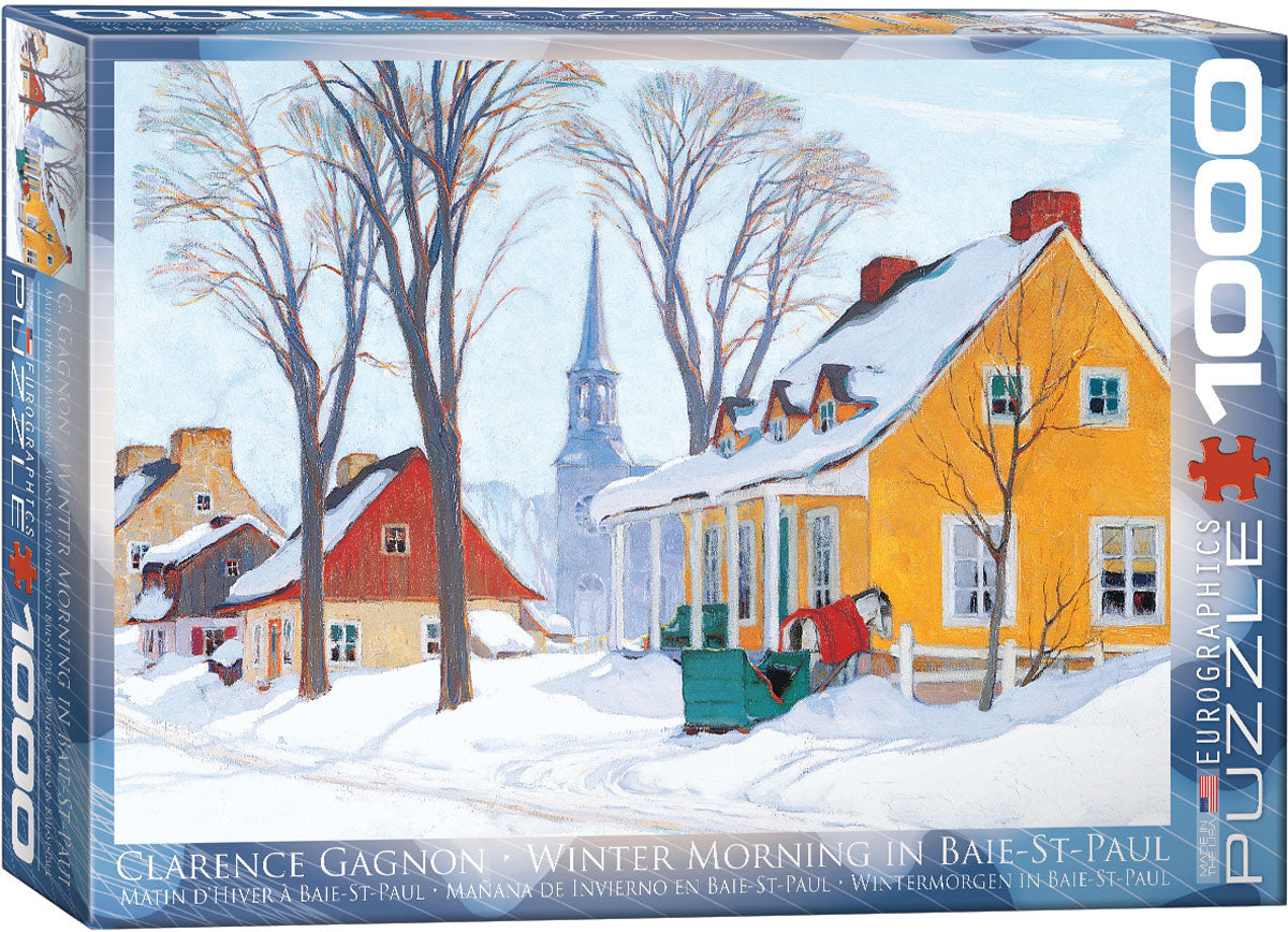 Winter Morning in Baie-St-Paul, Clarence Gagnon