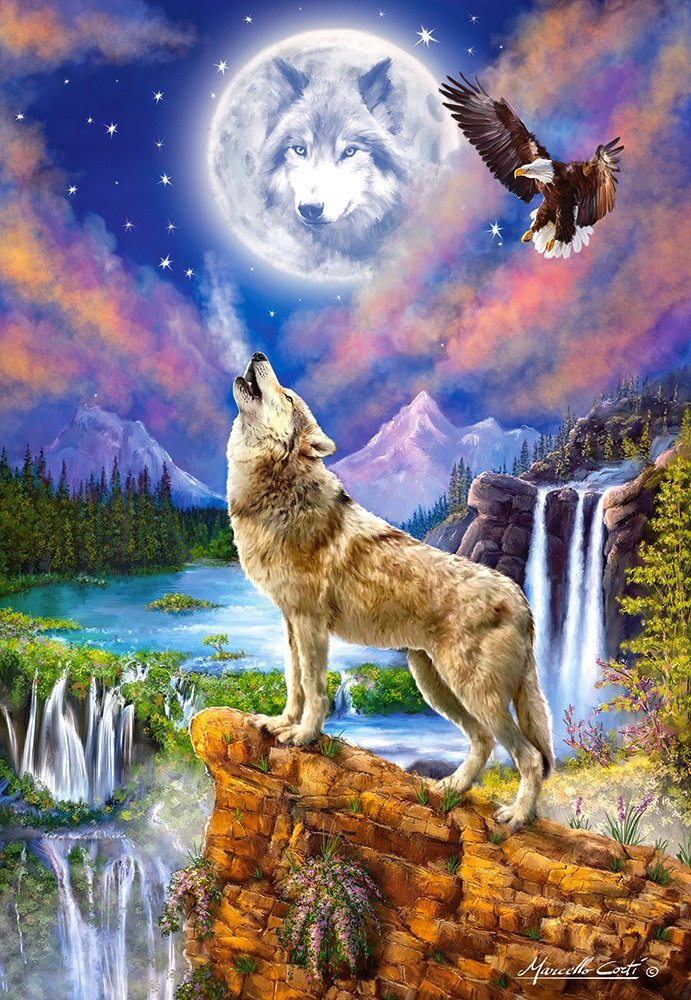 Wolf's Night, Marcello Corti (1500pcs)
