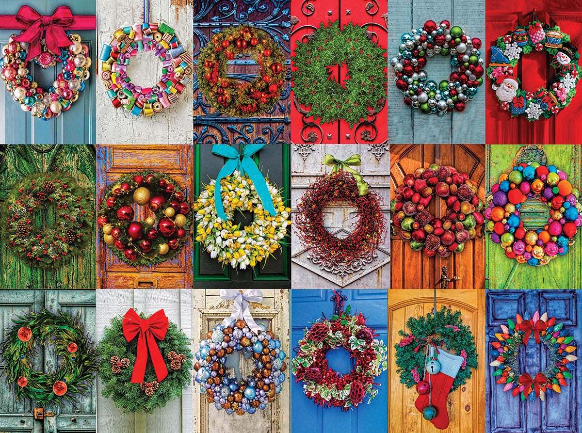 Holiday Wreaths, Alison Lee (500pcs)