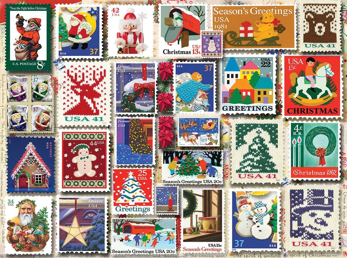 Christmas Stamps, Lois B. Sutton
