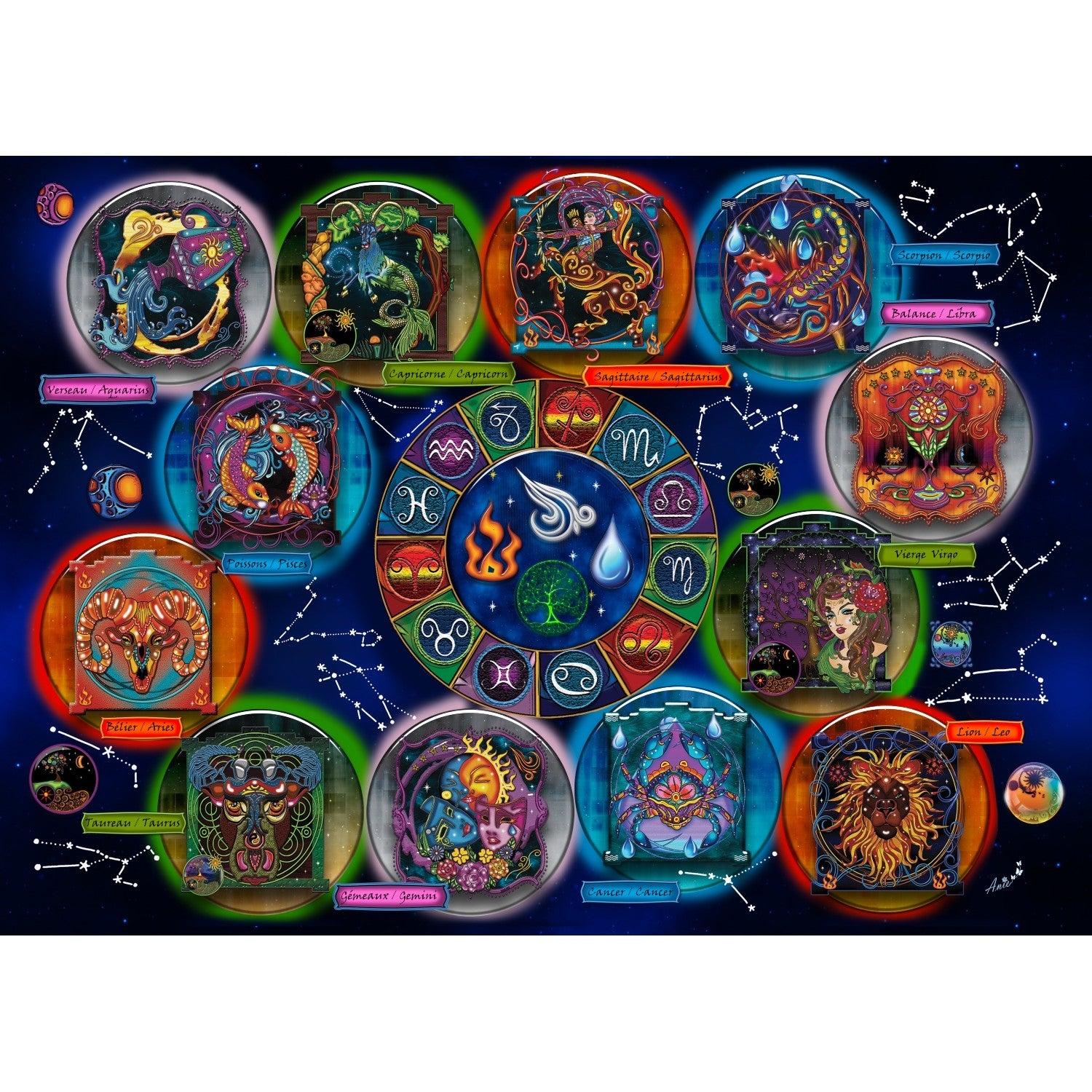 Zodiaque / Zodiac, Anie Maltai (2000pcs)